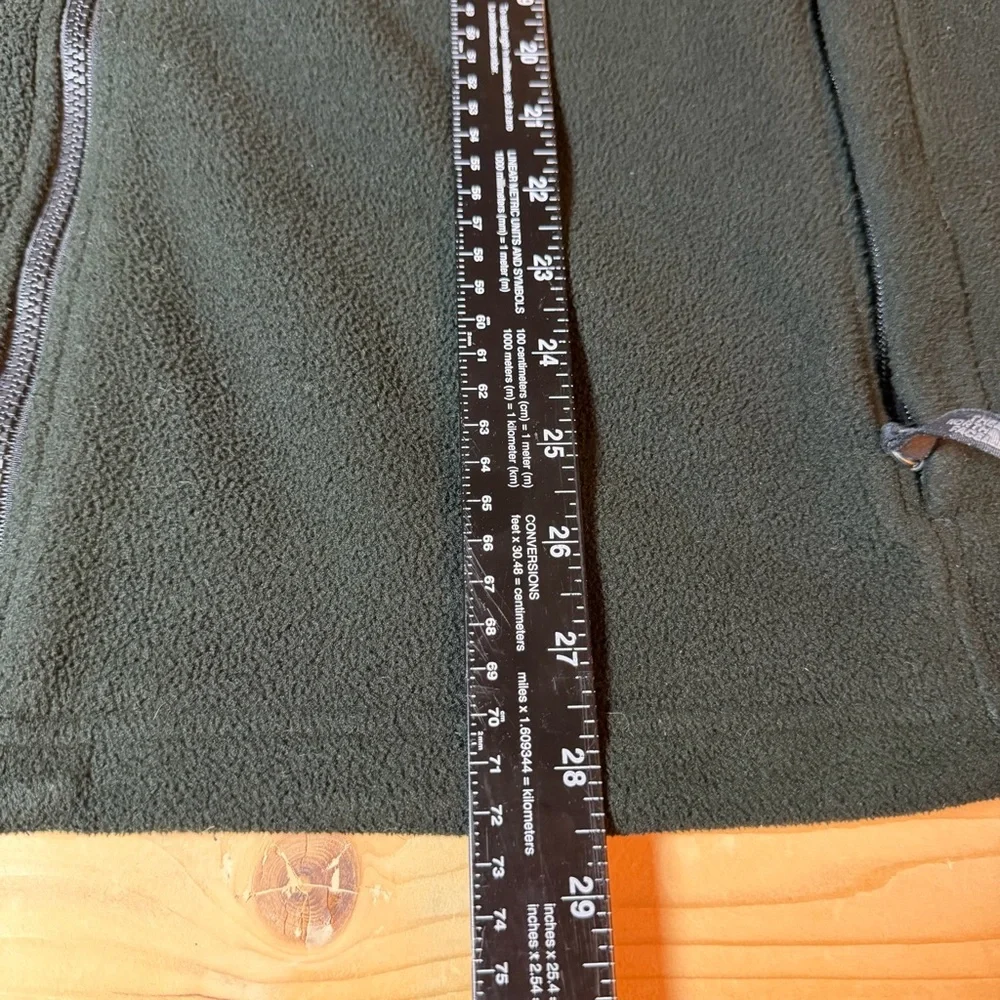 The North‎ Face Mens Full Zip Fleece Jacket Green XL TKA 100 Midweight Layer